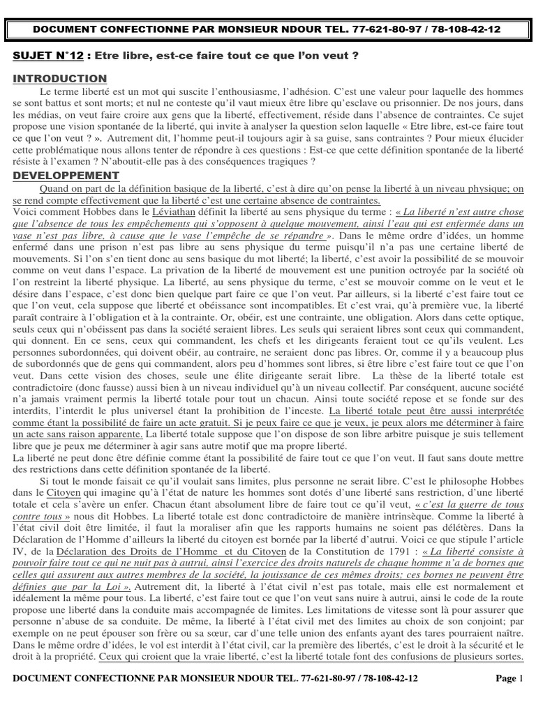 Liberte Pdf