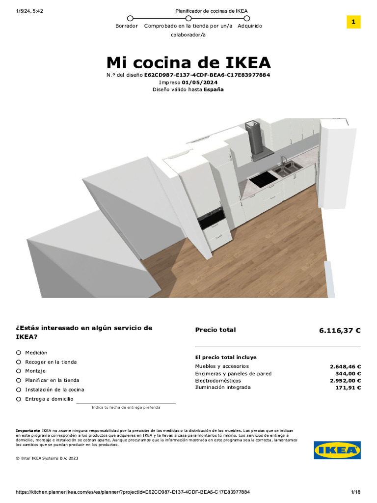 Planificador de cocinas de ikea pdf
