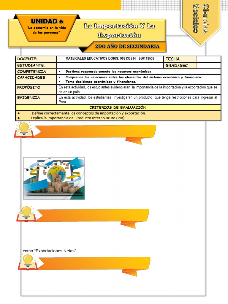 Ficha de Actividad CCSS 2° - Semana 5 | PDF