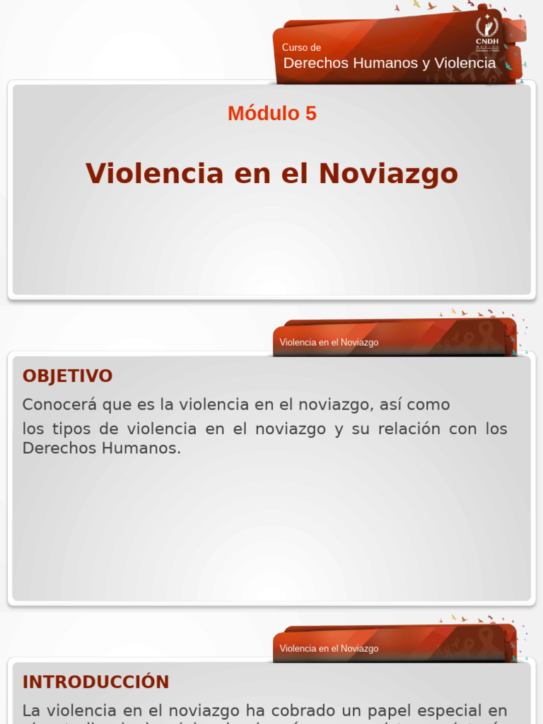 M5 Violencia en El Noviazgo | PDF