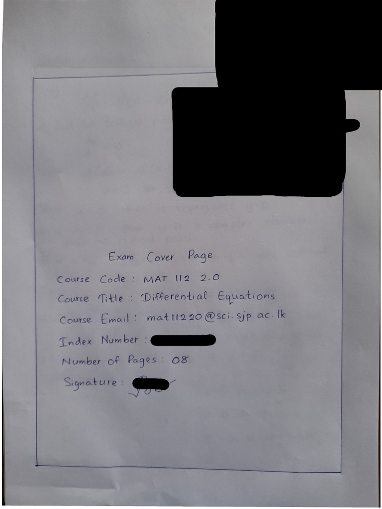 Mat 112 2021 Answers Differential Equations Pdf