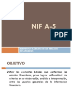 Nif A 5 Elementos Básicos de Los Estados Financieros