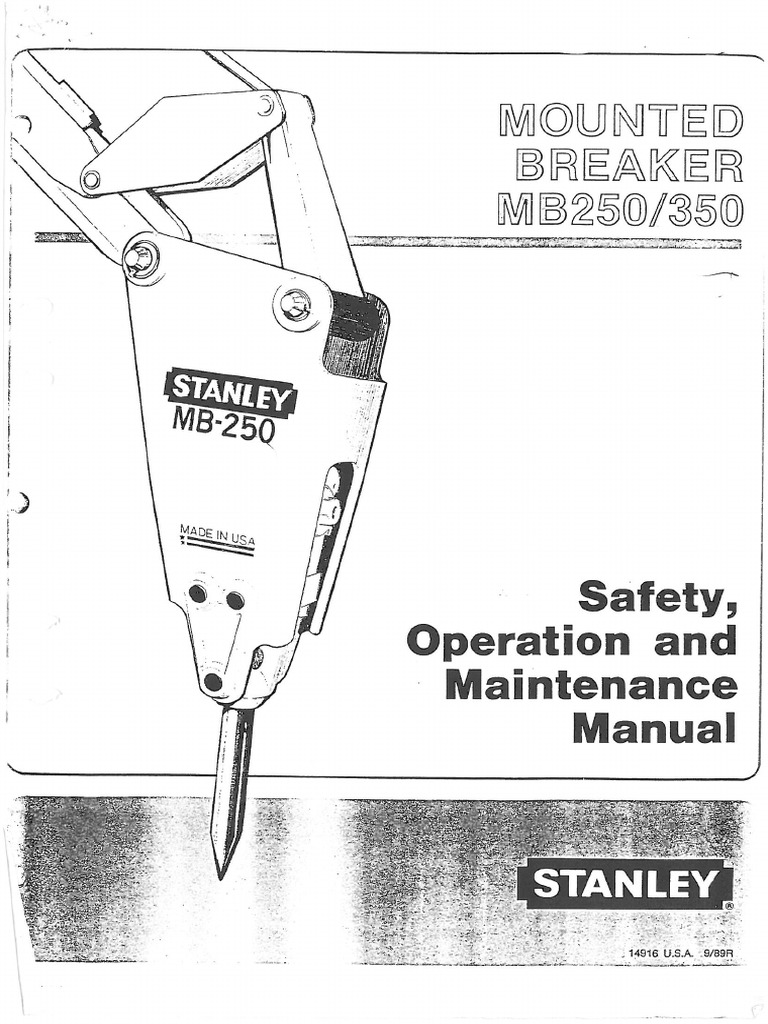 MB-350 1989-09 Stanley | PDF