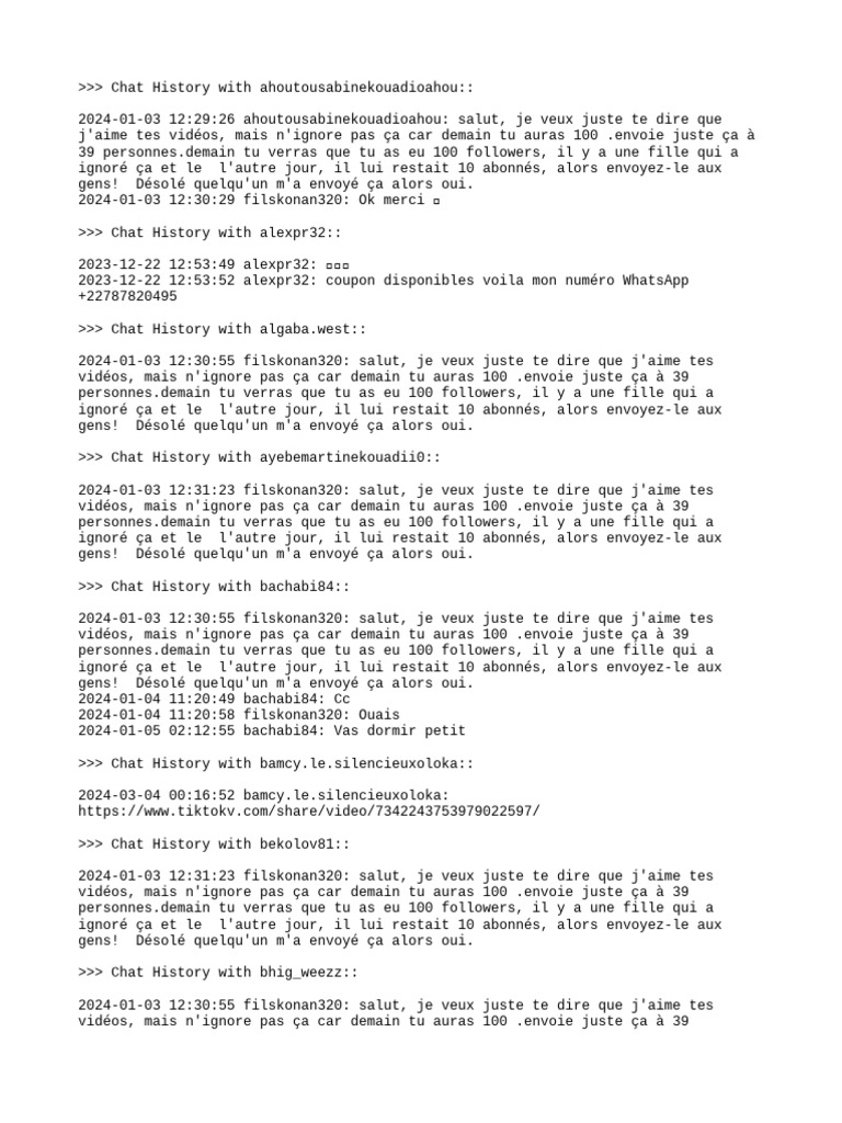 Direct Messages | PDF