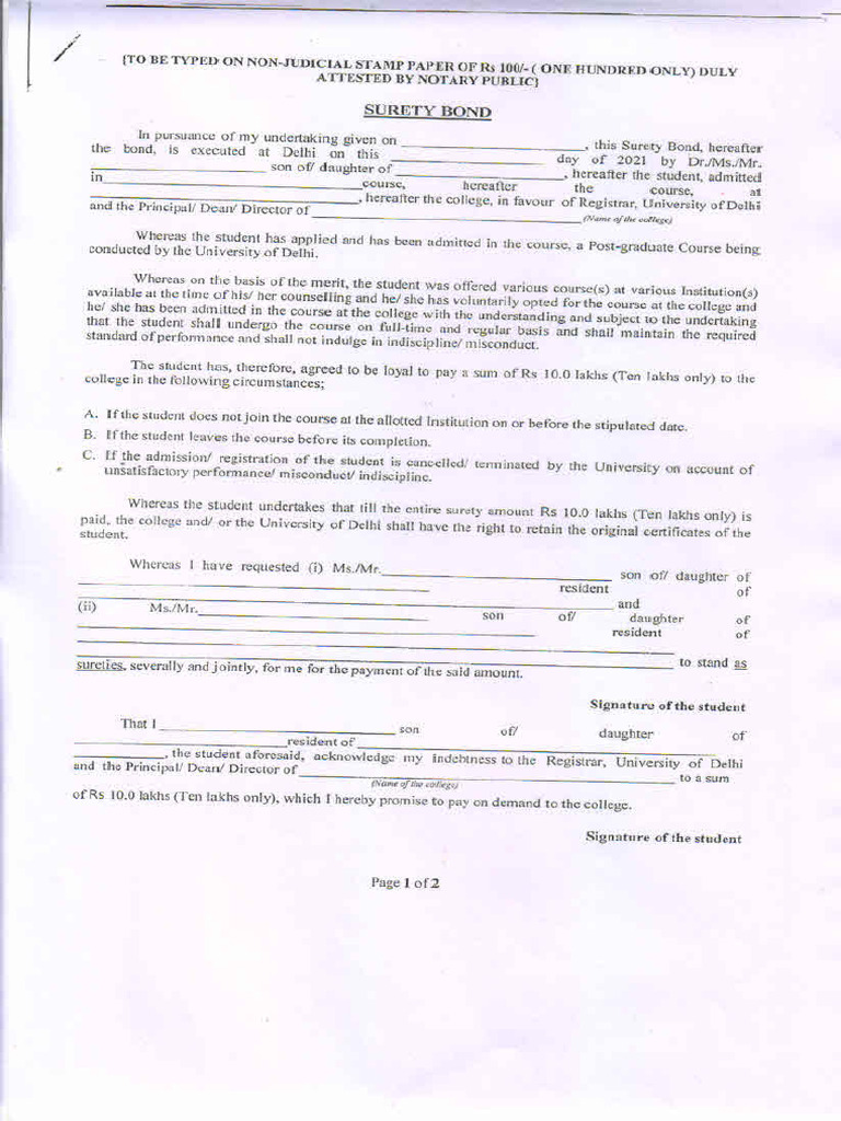 Various Forms For New MD | PDF