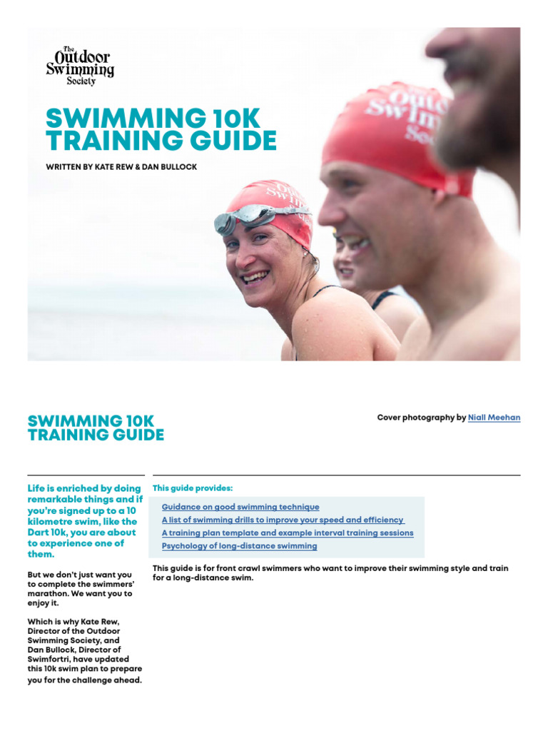 Swimming 10k Training Guide 260722 | PDF