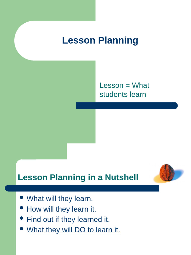 Lesson Planning 2024 | PDF