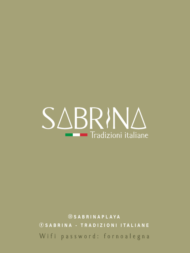 Menu Sabrina 2021 | PDF