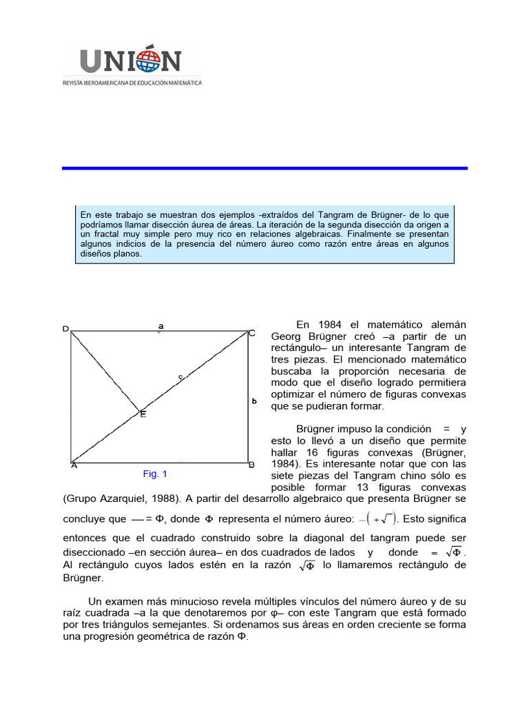 Tangram Con Medida Aurea | PDF | Rectángulo | Pinturas