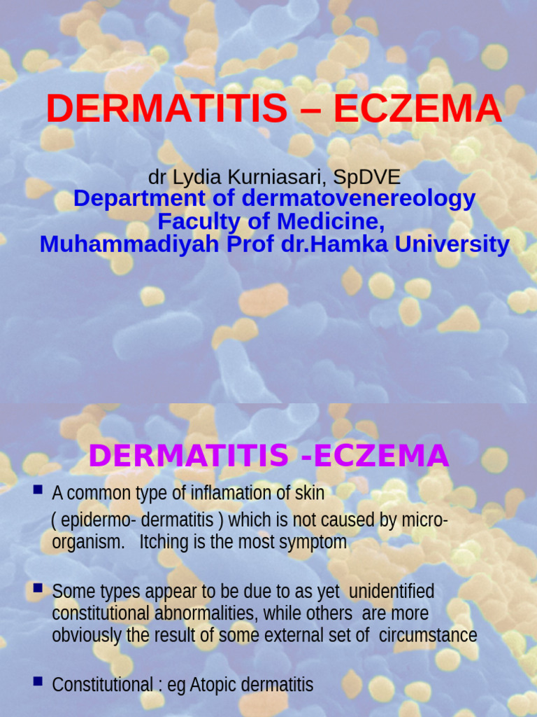 Dermatitis - DR Lydia Spdve | PDF