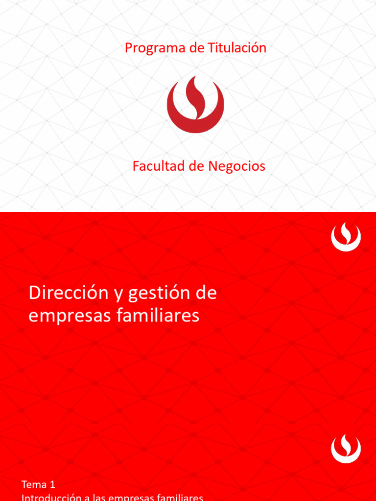 TSP - Dirección y Gestión de Empresas Familiares 2024-2 PDF | PDF ...