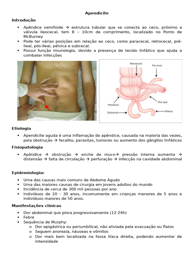 Apendicite | PDF