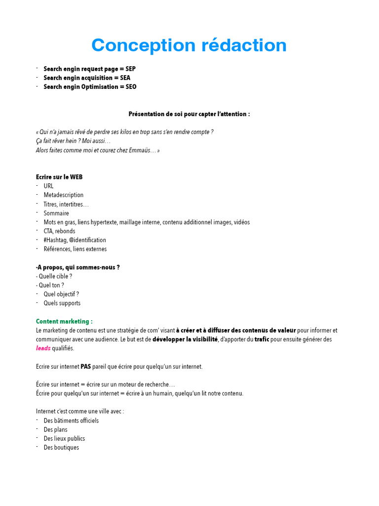 Writing for the web pdf