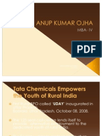 On Tata Chemicals Rural Initiative