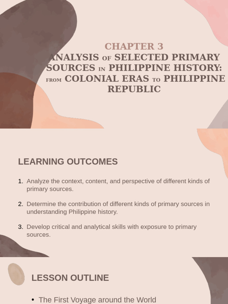 Analyzing Pigafetta's Philippine Chronicles | PDF | History | Classics