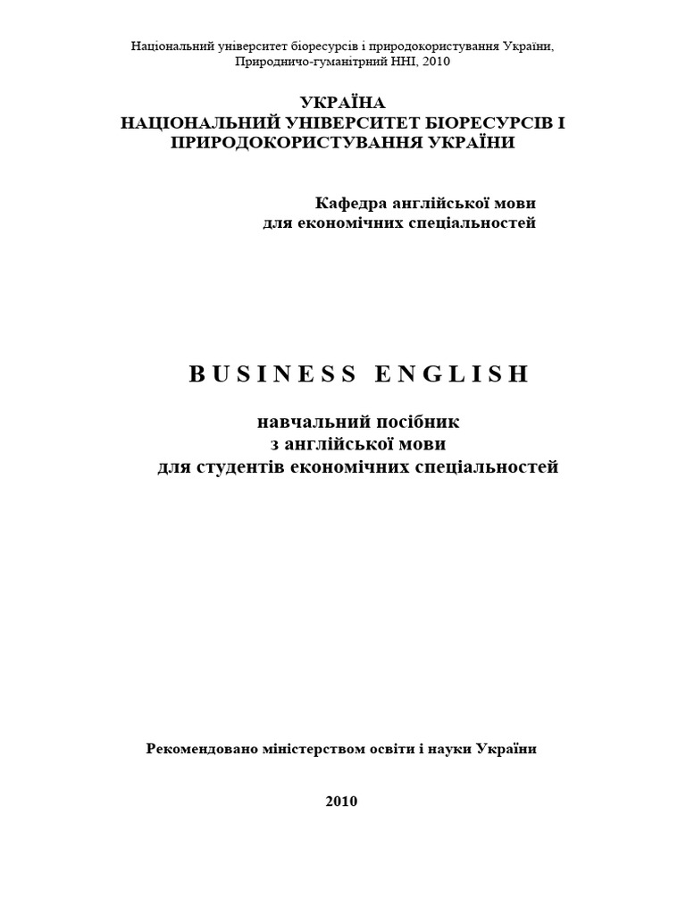 Business english pdf