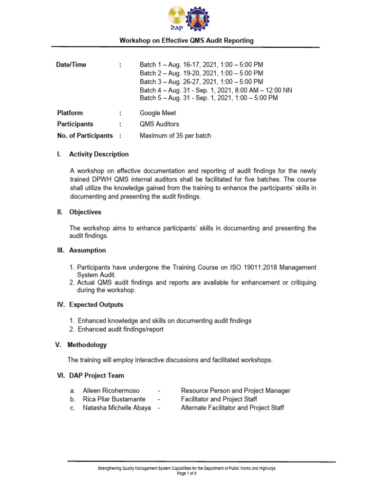 Effective QMS Audit Reporting Guide | PDF
