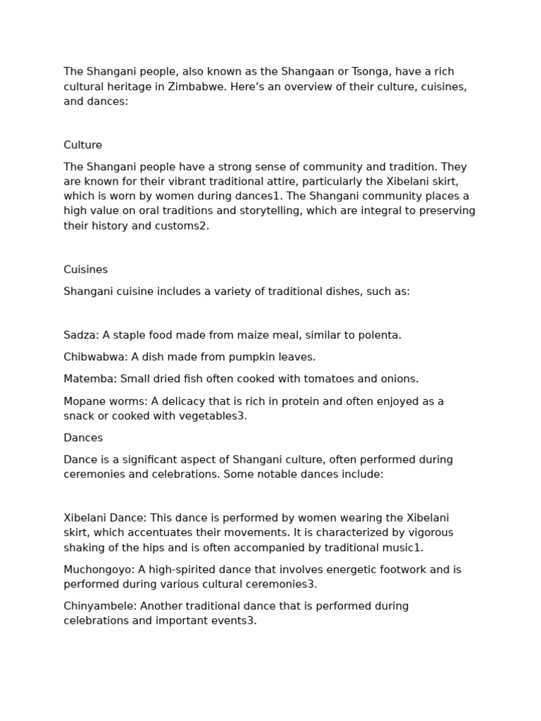 Shangaan | PDF