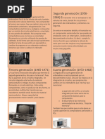 Segunda Generación de Computadoras (1956-1964) | PDF | Almacenamiento ...