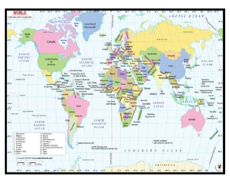 Map of The World | PDF