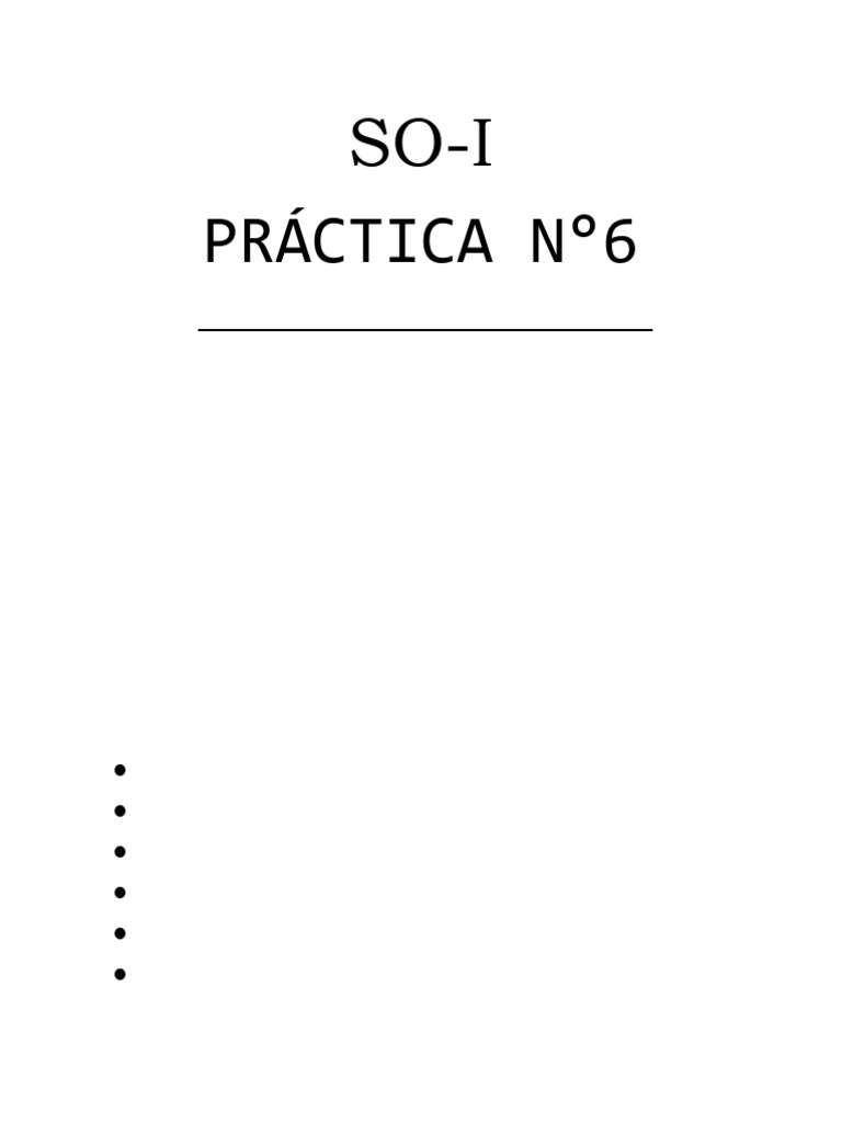 So-I Practica 6 | PDF