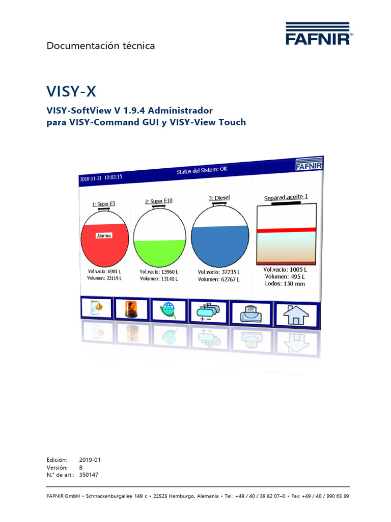 TeDo VISY-SoftView Administrator Es 2019-01 | PDF | Computers