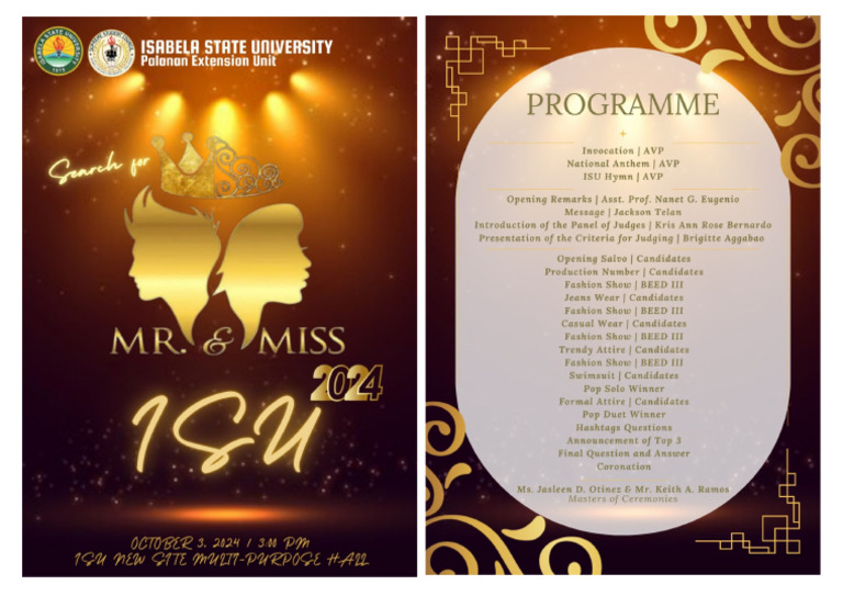 Invittion For Pageant | PDF