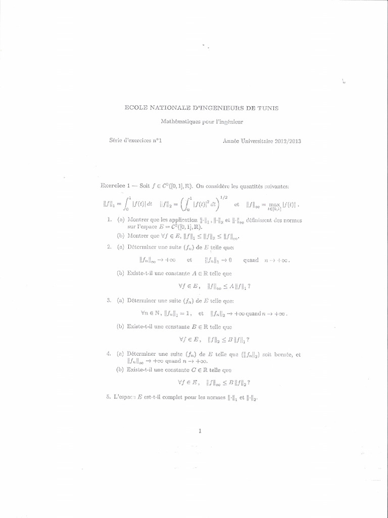 TD 1 Enit | PDF