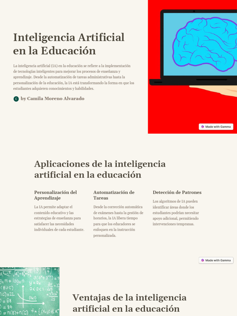 Inteligencia Artificial en La Educacion | PDF