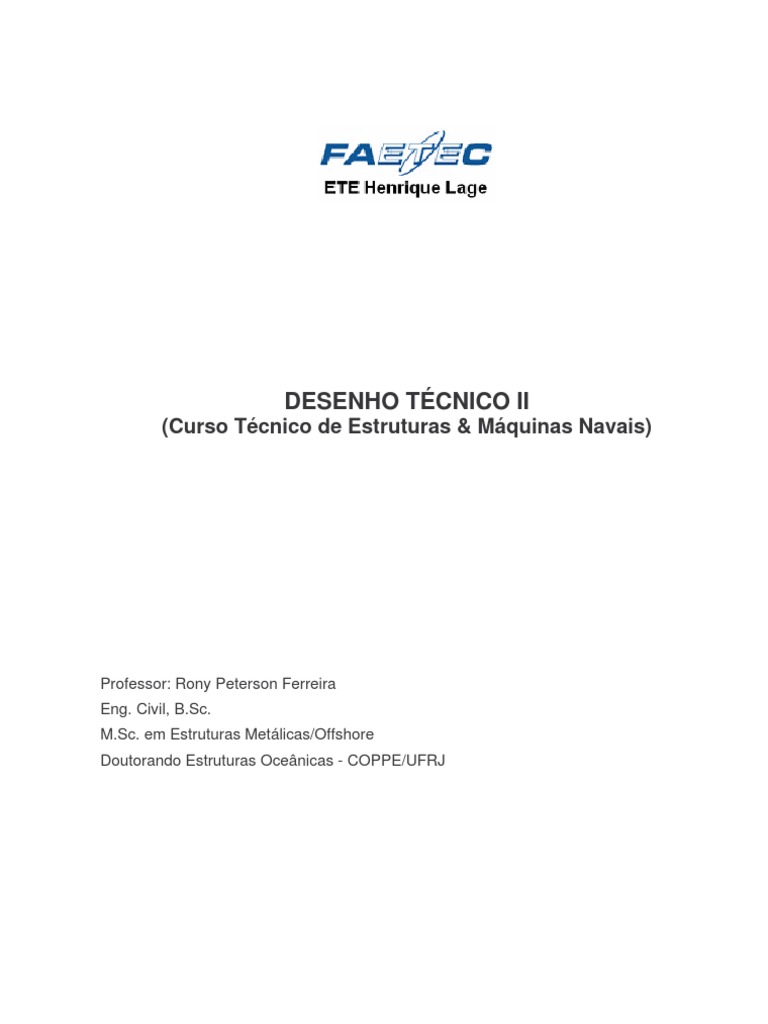 Desenho Técnico em Estruturas Navais | PDF | Desenho | Desenho técnico