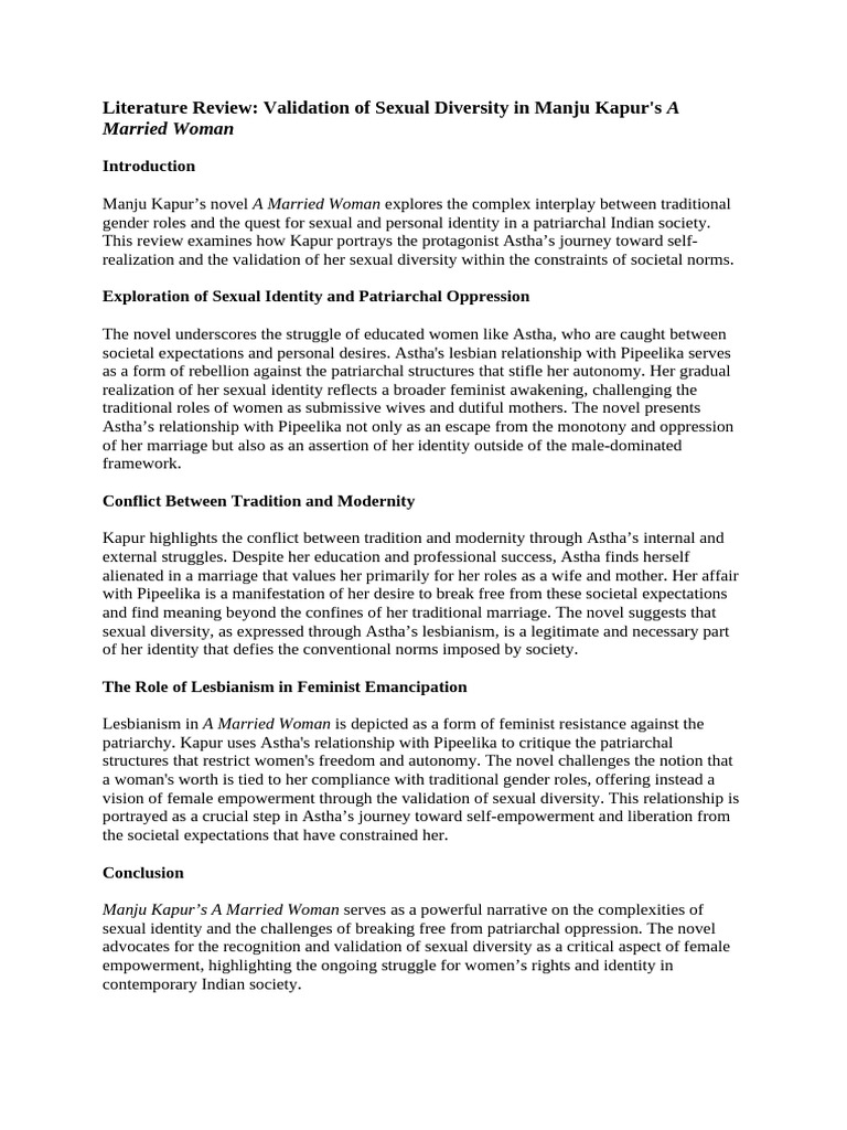 LR-Validation of Sexual Diversity-A Married Women | PDF