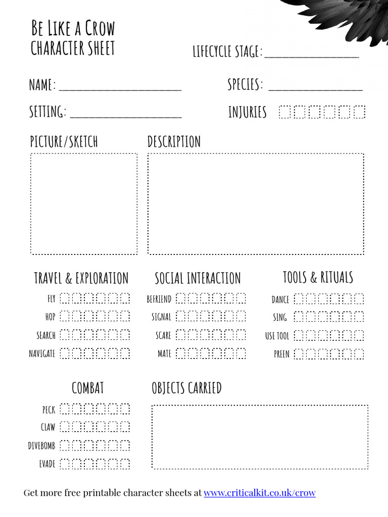Character Sheet | PDF