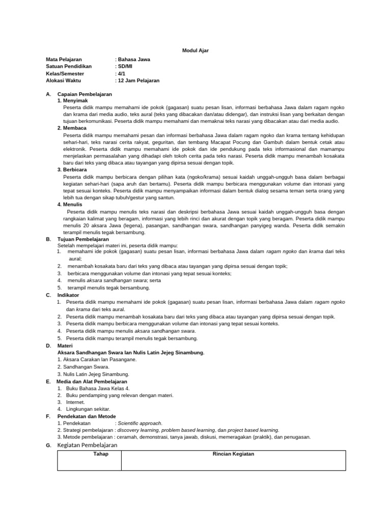 Modul Ajar Bab 3 | PDF