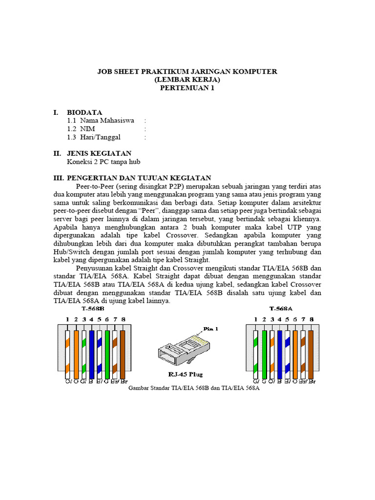 Jobsheet1 Praktek Jaringan Komputer Pdf