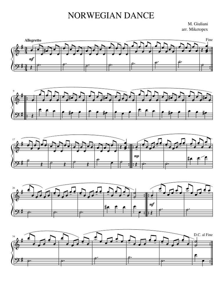 Norwegian Dance | PDF