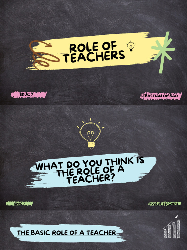 Role of Teachers | PDF