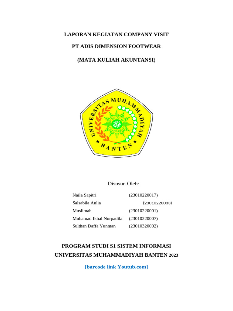 Laporan Kegiatan Company Visit | PDF