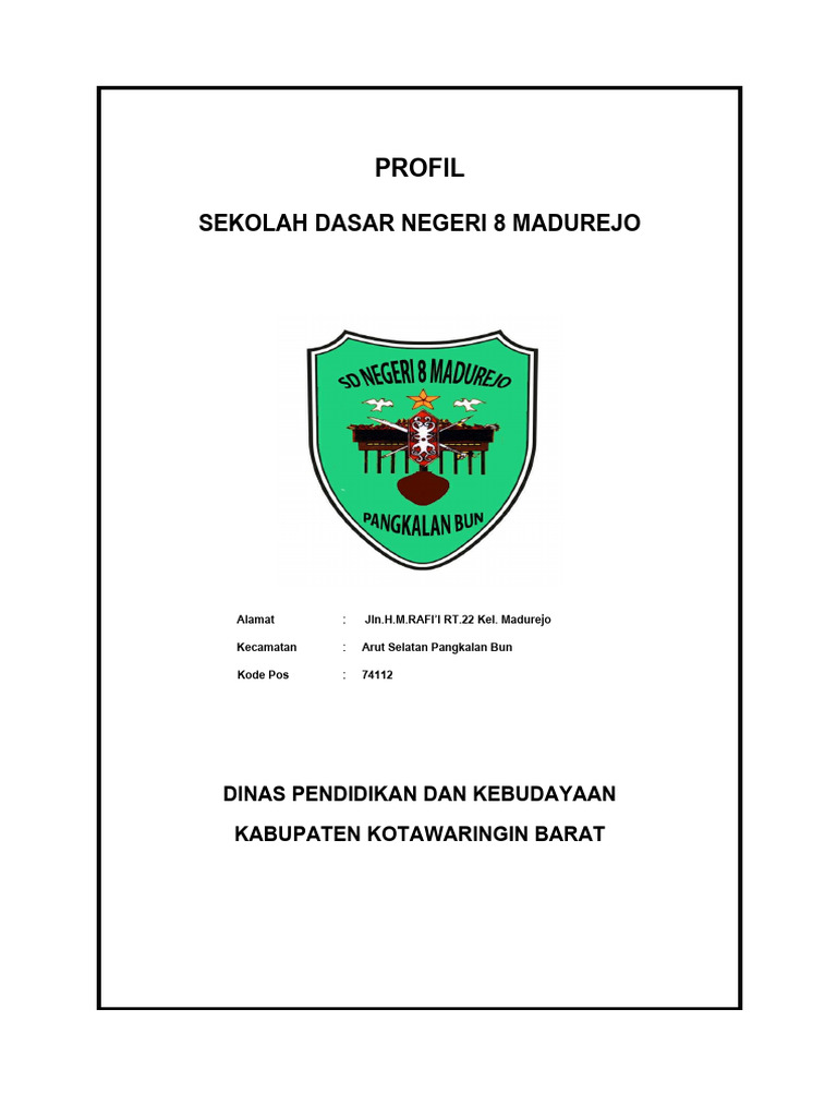 Profil sekolah pdf