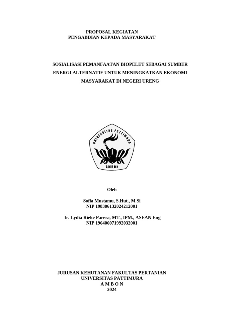 Proposal PKM PNBP 2024 | PDF