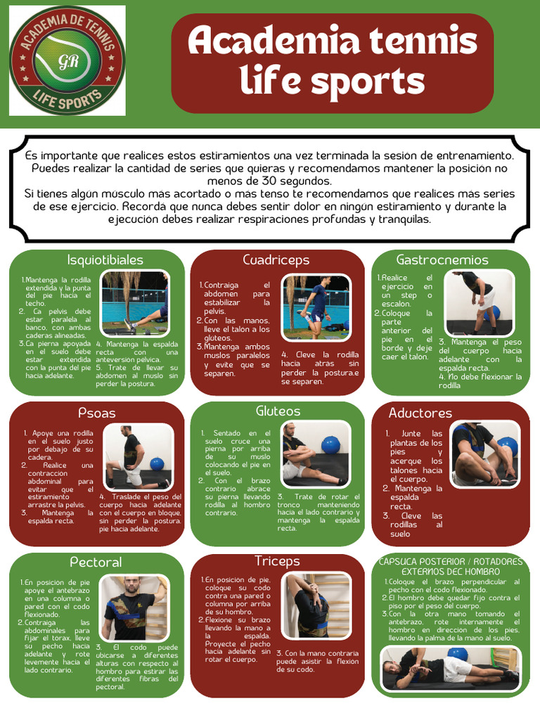 Academia Tennis Life Sports | PDF