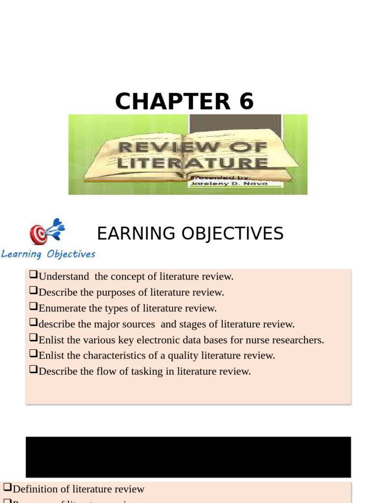 Chapter 6 Review of Literature | PDF | Science | Career & Growth
