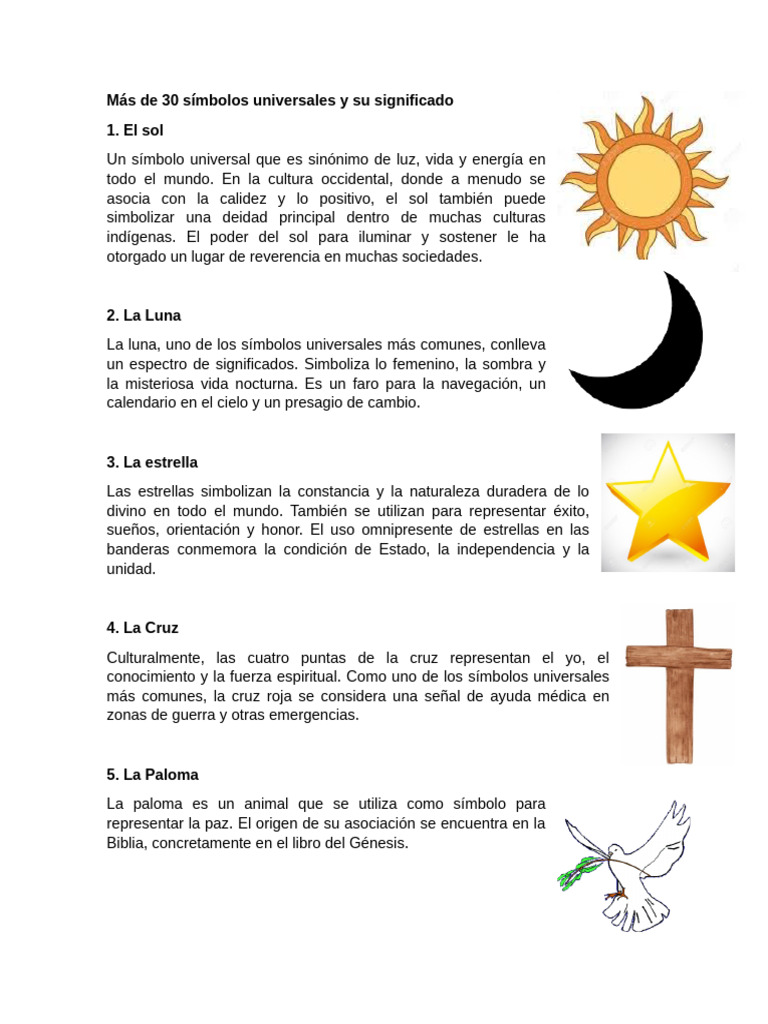 30 Símbolos Universales y su Significado | PDF | Religión y espiritualidad