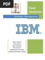 Download IBM Case Study Strategic Management Final Report by Shazil Ahmad SN77789611 doc pdf