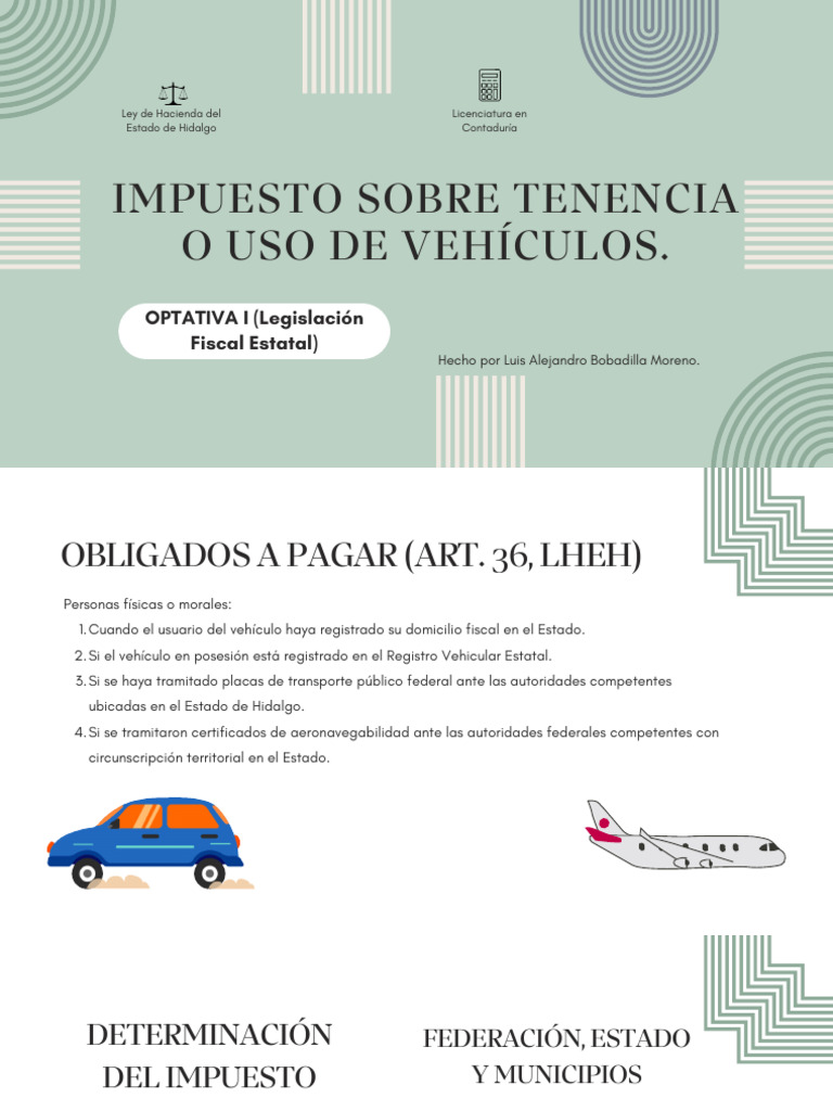 Impuesto Tenencia | PDF