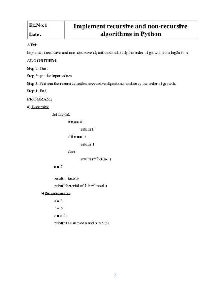Daa Lab Manual | PDF