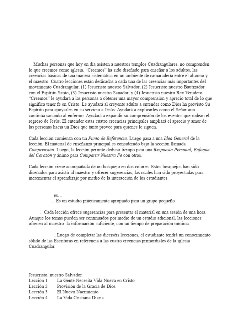 Guia Creemos Que... | PDF