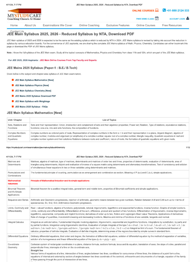 Syllbus | PDF