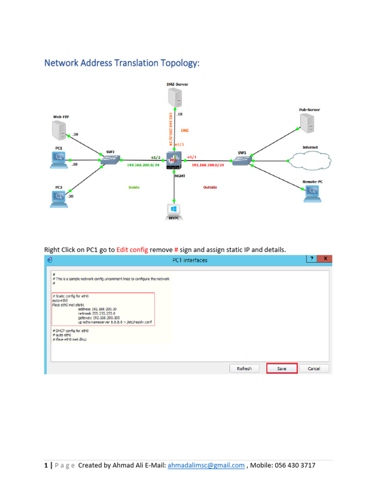 54 NAT+Topology | PDF