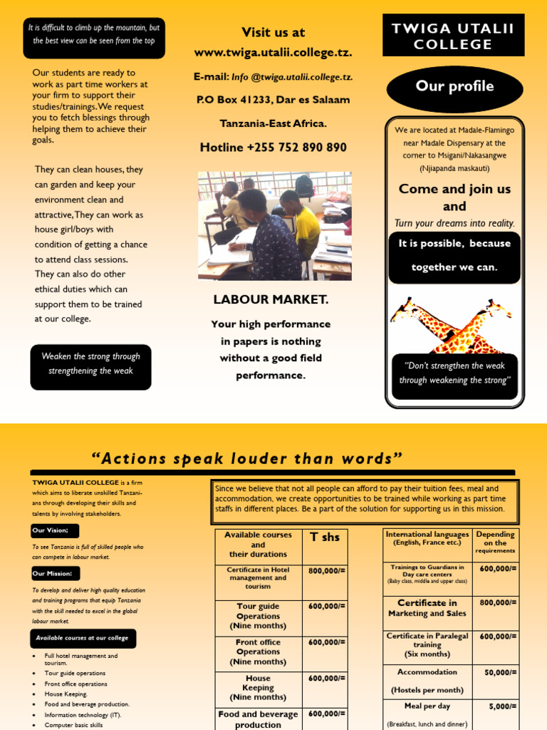 Institutional Profile 020413 | PDF