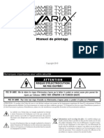 James Tyler Variax User Manual (Rev C) - French